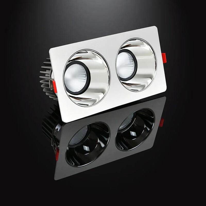 飞利浦(philips)配置窄边酒店洗墙灯客厅筒灯嵌入式斗胆灯格栅灯防