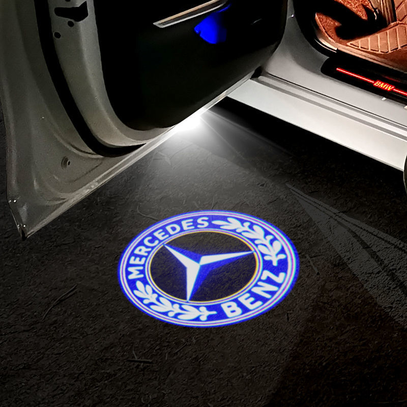 奔驰迎宾灯 奔驰迎宾灯 新e级c级s级glc/e300lc200e260l车门灯改装