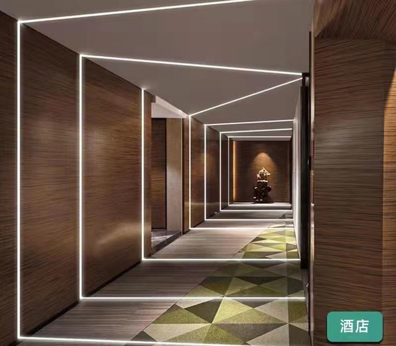 24v网红流水线条灯流水灯带流光灯带回流家用线行灯流线灯条自粘sn