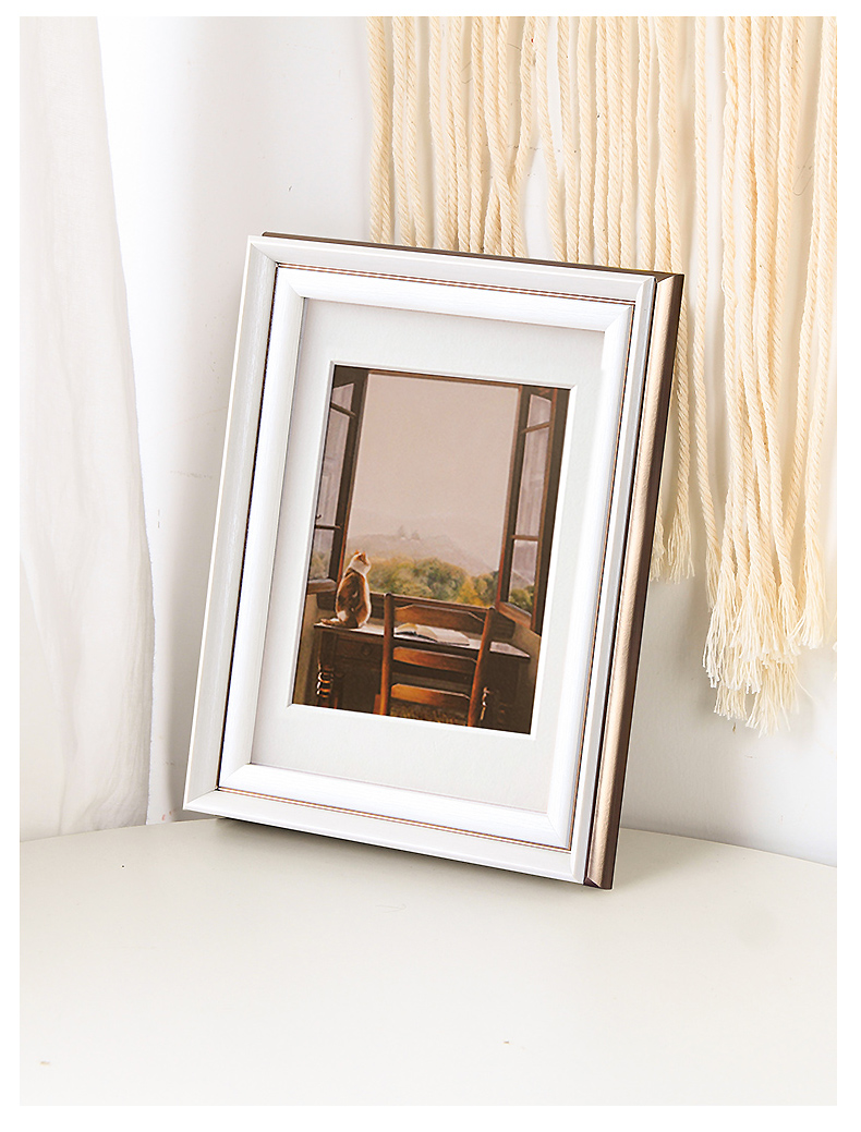 得力delihkyc通用相框摆台ins风北欧照片画框像框架儿童7吋现代简约