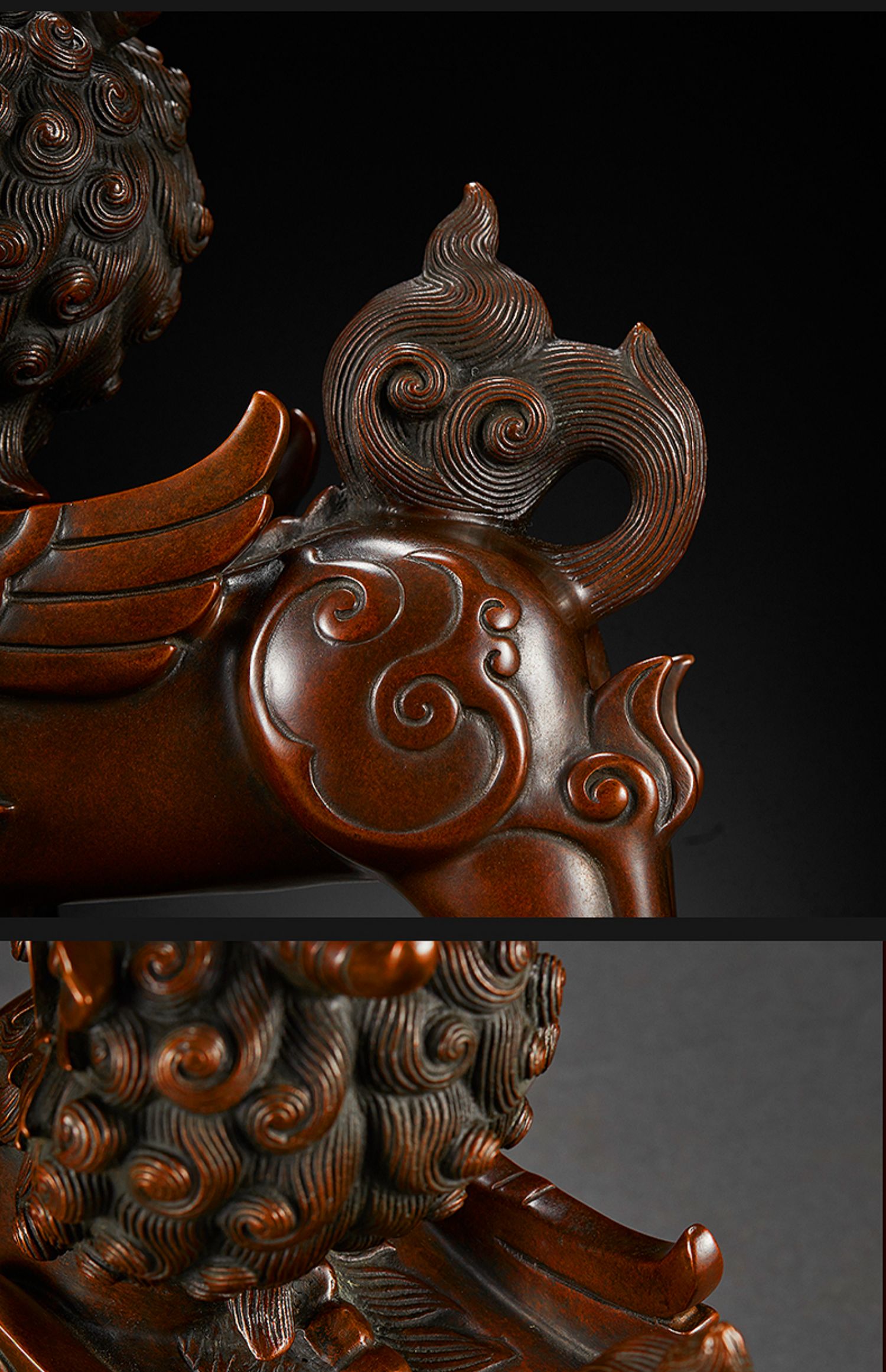 徐红军作品紫铜摆件天禄全铜摆件家居饰品工艺品新年元旦节过年礼物