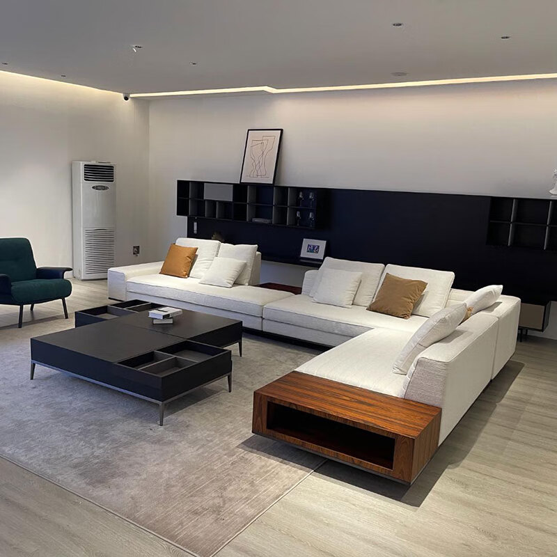 意大利罗杰米洛提 roger意式极简设计师别墅大平层2022布艺沙发 组合