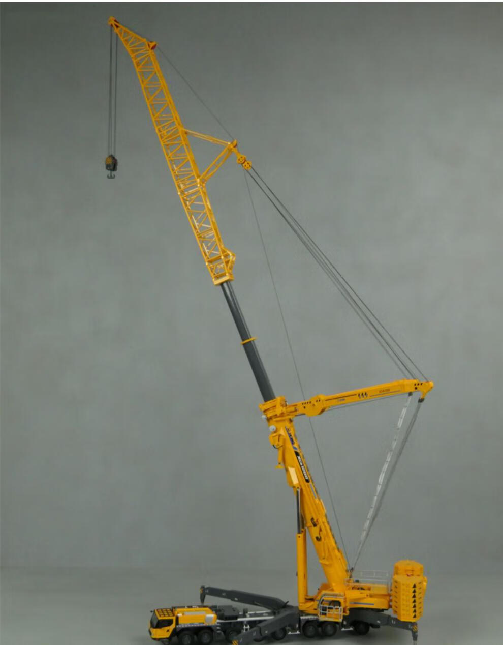 徐工吊车模型 雅高1:50徐工xca1200吨全地面起重机吊车模型 原装黄 双