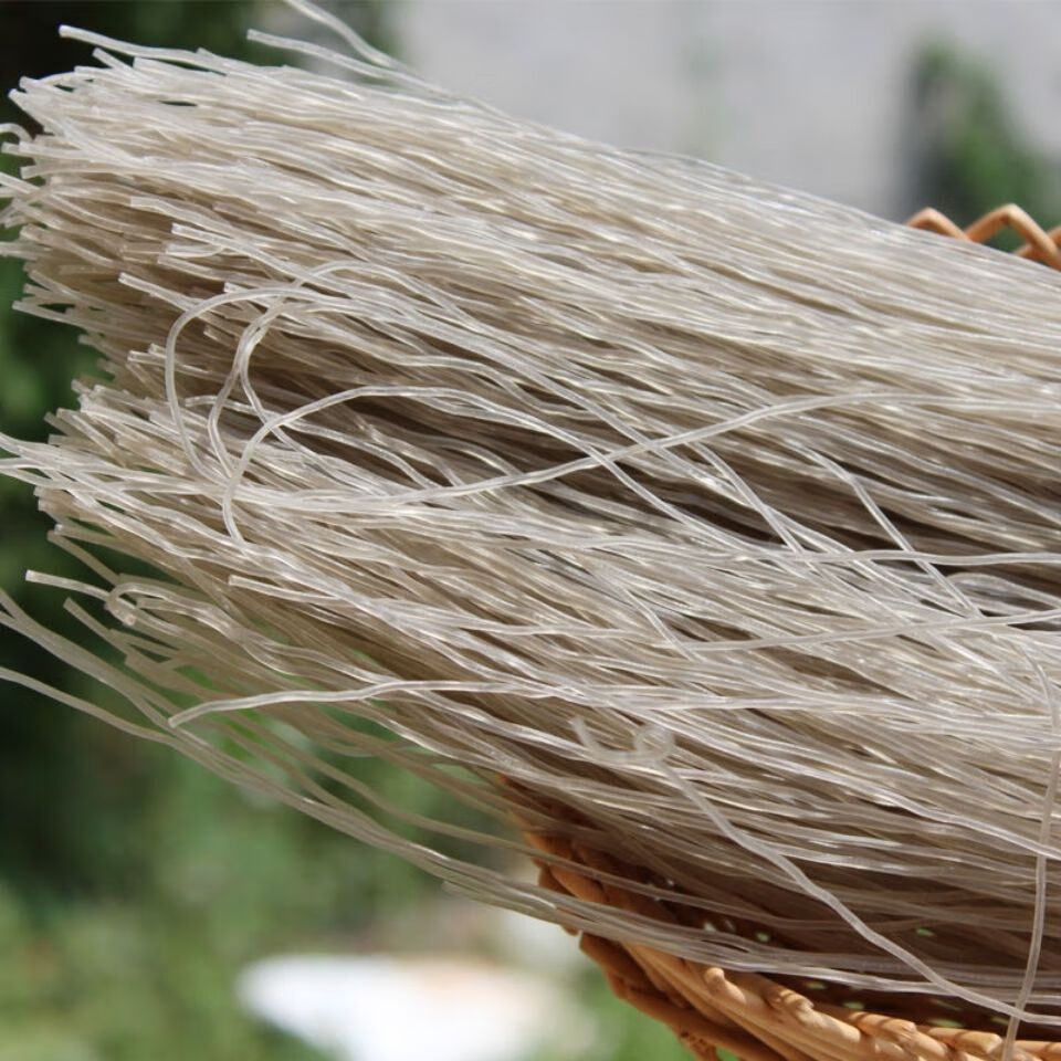 有机粉条 红薯粉 红薯粉条 山东特产泗水柳絮圆粉条酸辣火锅地瓜红薯