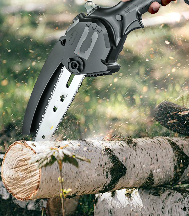 德国大功率锂电锯电链锯家用油锯木工果园修枝马刀锯无线多功能伐木锯