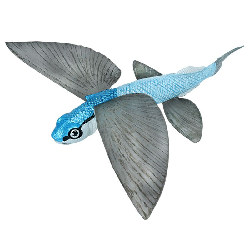 鲶鱼大嘴鲈鱼儿童海洋鱼类玩具飞鱼模型深海生物海底动物男孩认知定制
