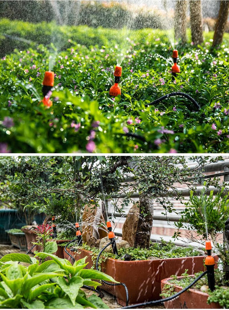 自动定时浇花器花园浇水智能灌溉滴灌喷淋系统懒人喷水神器大屏幕滴灌