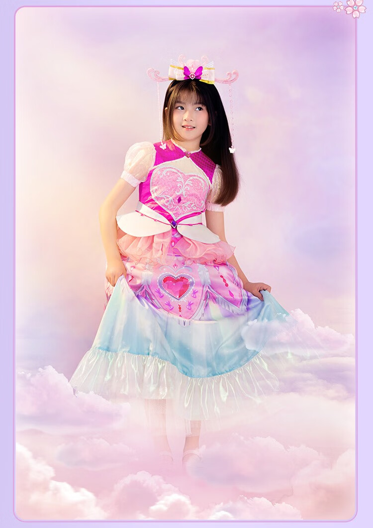 叶罗丽公主裙子罗丽仙子情时间灵冰公主情时间cosplay演出服装魔法棒