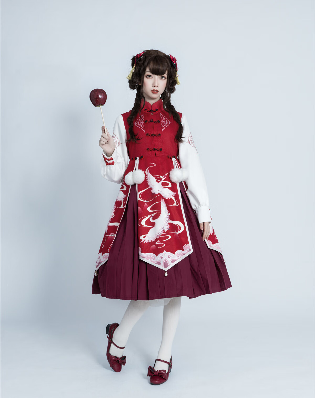 洛丽塔国风新年洛丽塔洋装国风冬季洛丽塔学生软妹lo中国风lolita裙