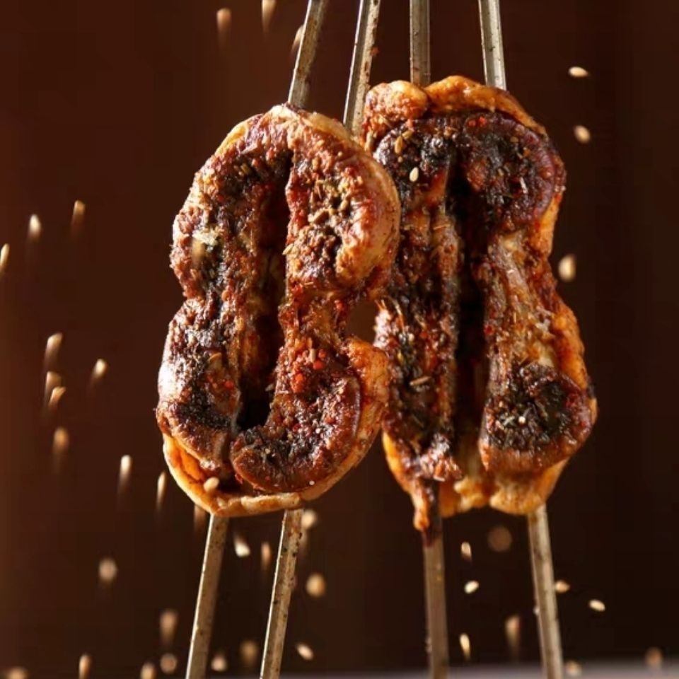 新鲜冷冻包油腰羊油腰非原油羊腰羊油包腰羊腰风味烧烤食材1斤羊油包