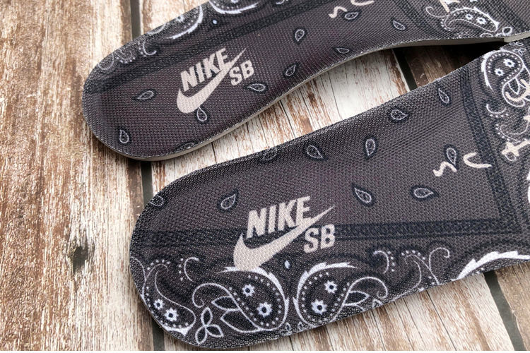 适配耐··克dunk sb鞋垫非原装气垫qs男女腰果花ow联名影子灰鸽子