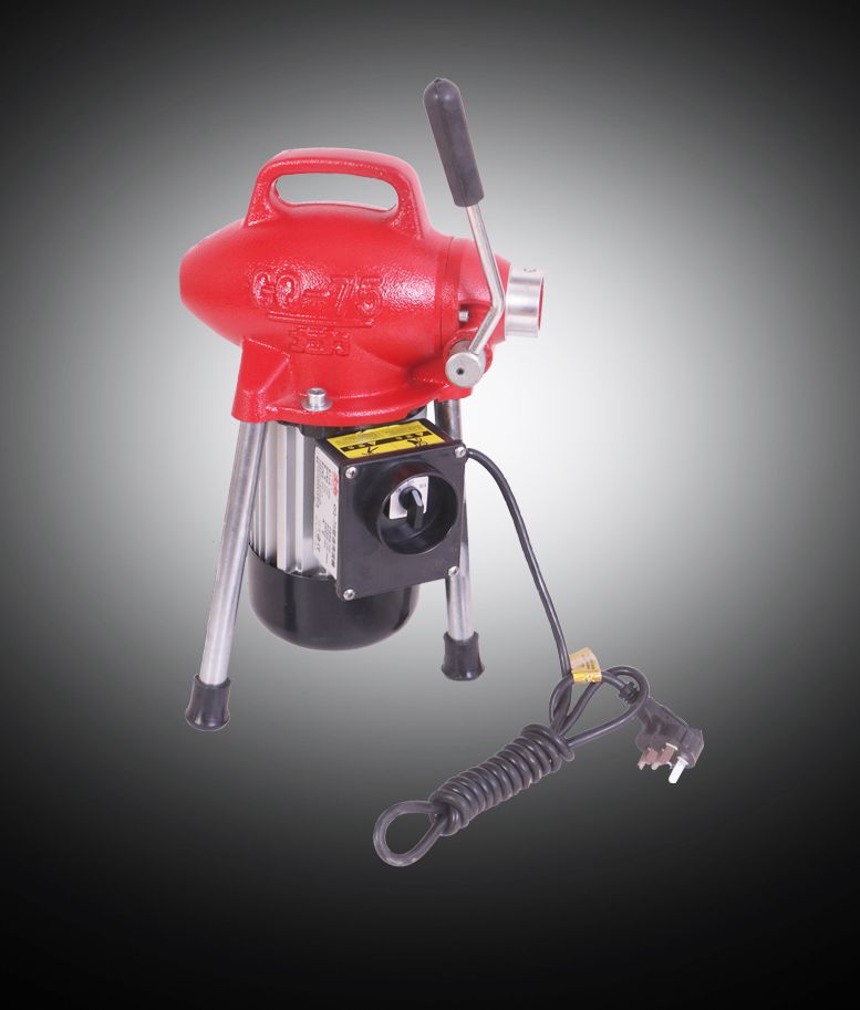 北京大力牌gq75型电动管道疏通机通下水道神器疏通工具厂家直销75标配