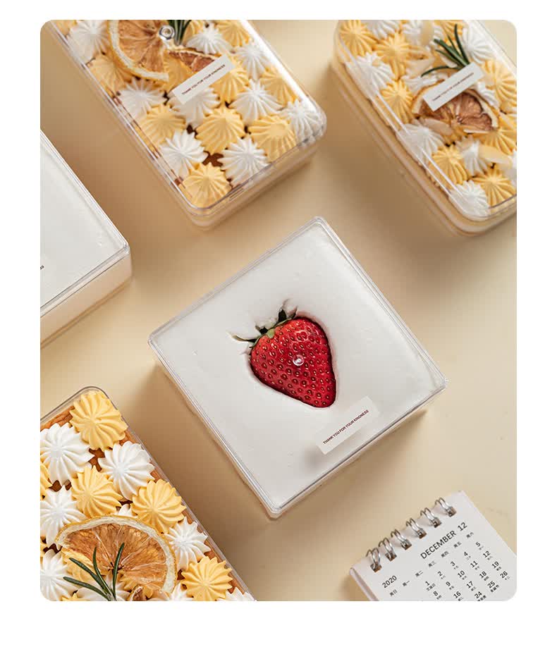 蛋糕盒子慕斯蛋糕盒子包装盒透明一次性豆乳盒子饼干千层提拉米苏小方