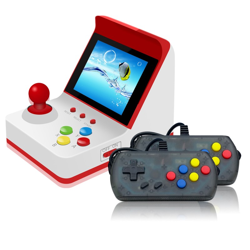 适用于霸王小子a6掌上双人版迷你摇杆掌机华强北复古游戏机小型街机