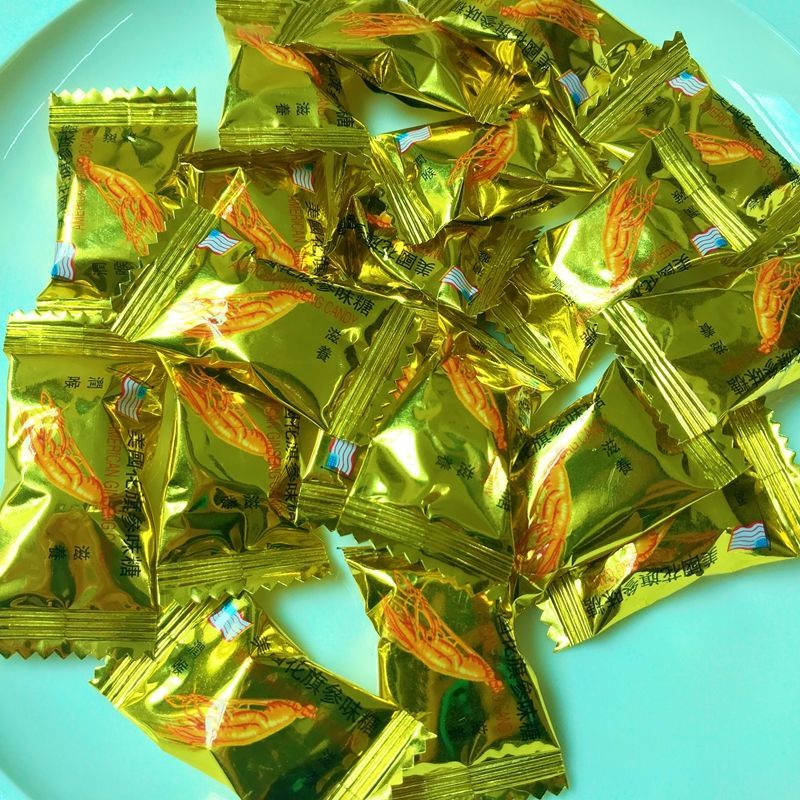 香港雄鹰牌 美国花旗参味糖人参糖 滋养喜糖休闲零食270g 270g*2包