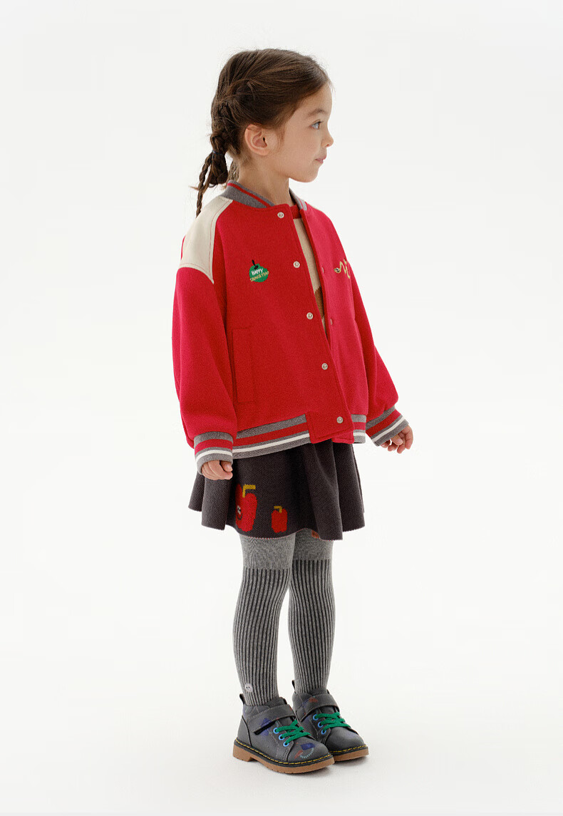M.Latin Children's Outerwear Jacket, Spring 2025 New Style, Boys And Girls Preppy Style, Year of The Snake, Greedy Snake New Year's Outfit Jacket 10