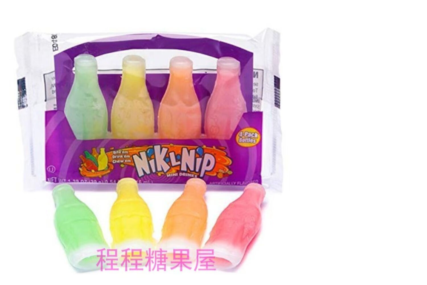 彩虹绳子糖宝藏咀嚼音哔哩nerdsrope彩虹糖抖音彩色长绳子糖26g1根