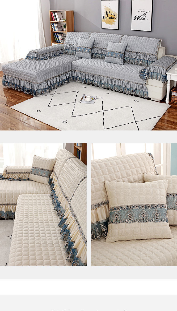 欧芬莱沙发垫北欧简约现代四季通用沙发套罩防滑全包套坐垫贵妃定做