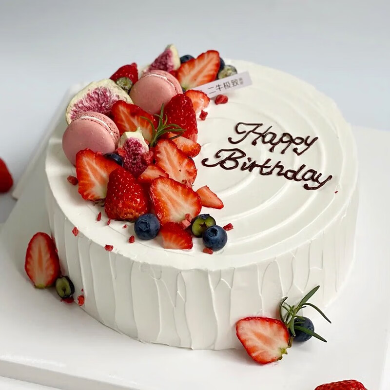 百世今生新鲜水果车厘子草莓生日蛋糕同城配送当日送达北京天津上海