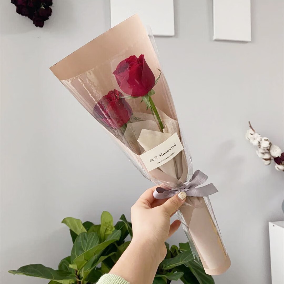 玫瑰花真花单支康乃馨小花束鲜花1朵一枝只鲜花速递同城配 单支向日葵