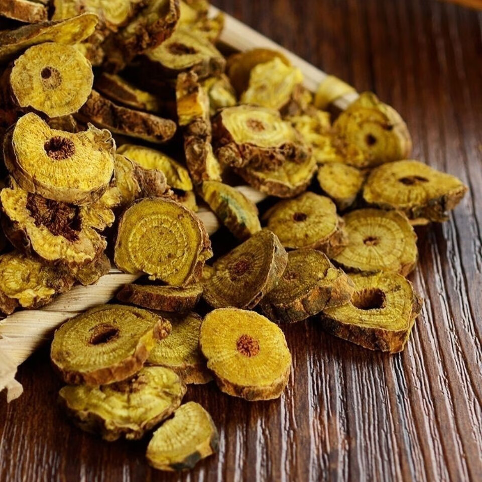 枯黄芩中药原材枯芩黄芩野外生苦芩黄芩粉山茶根100/500克伊梵麦 1000