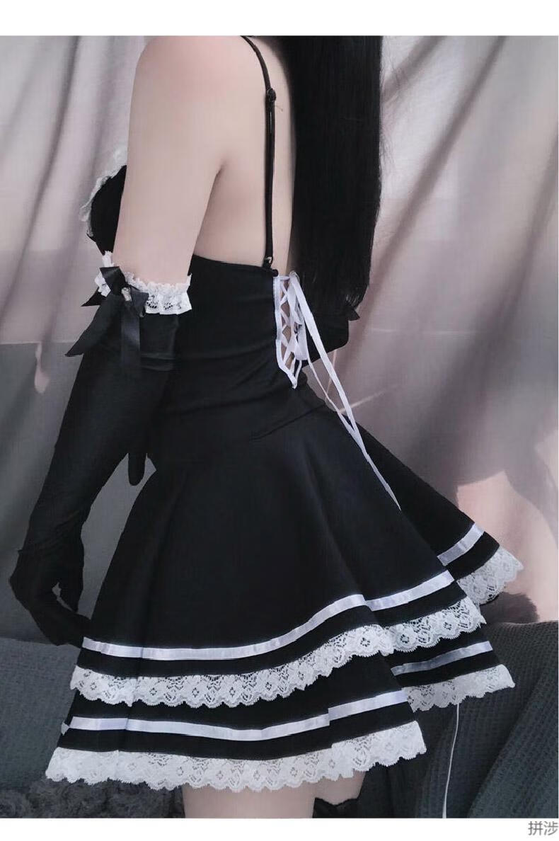 拼涉 情趣洛丽塔装制服睡衣诱惑免脱可爱性感吊带睡裙套装10.