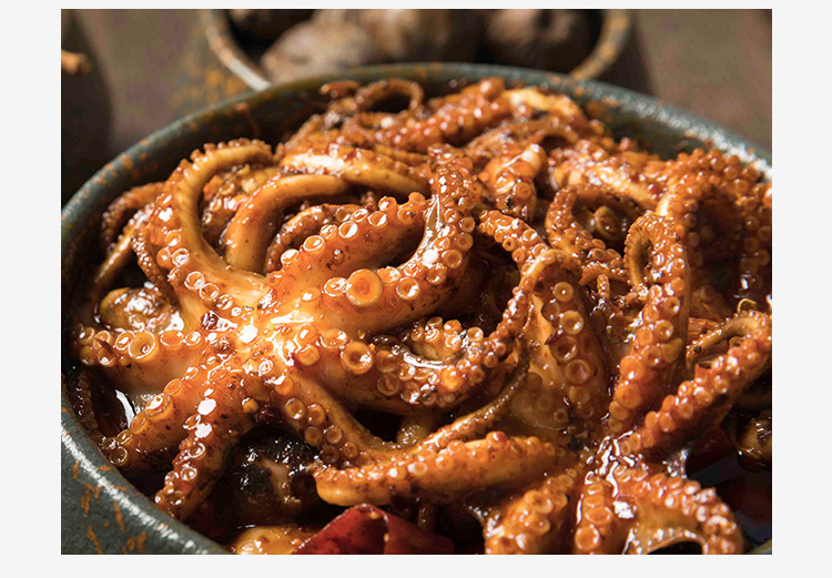 3袋冷吃八爪鱼即食麻辣章鱼海鲜熟零食100g麻辣味3袋