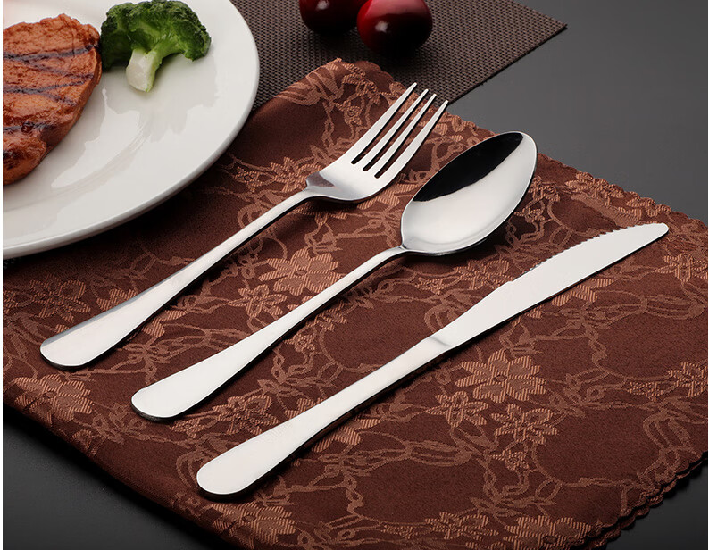 喜嘉华牛排刀叉两件套装刀叉勺西餐餐具家用全套欧式吃牛排的工具餐具