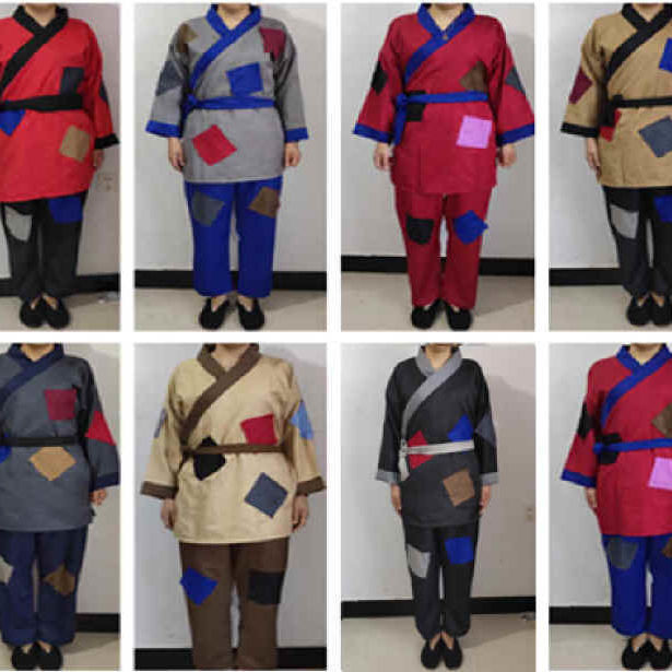 簘蕥叫花子服装乞丐服套装新款古装乞丐服装演出服儿童男女古代叫花子