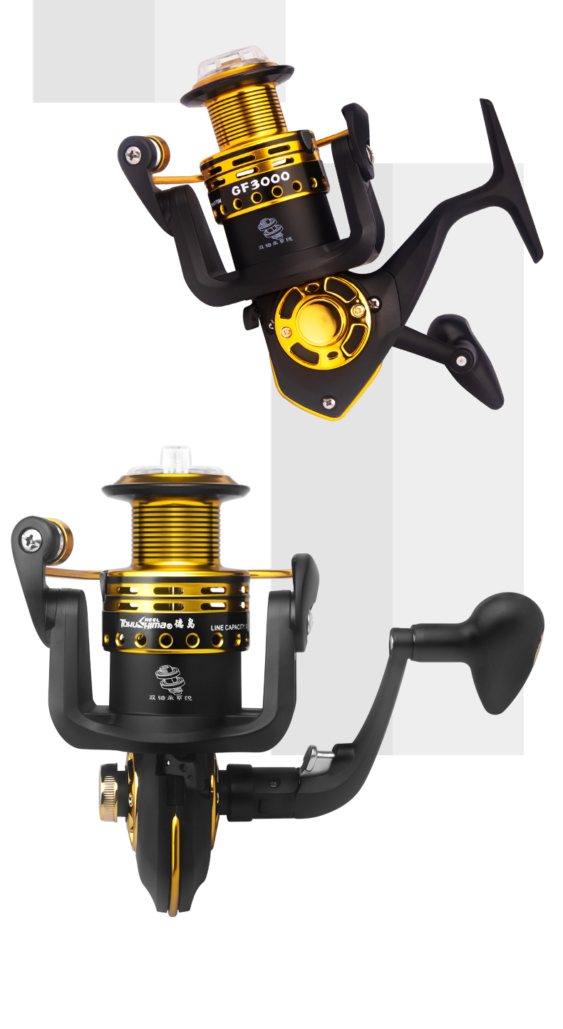 德岛纺车轮渔轮11轴全金属鱼线轮品牌纺车轮路亚轮远投轮渔具tnu渔轮6