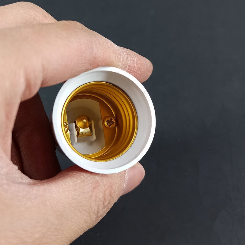 惠利得 转换灯头e14转e27螺口转换器灯口转换灯座转换器e14小头转e27