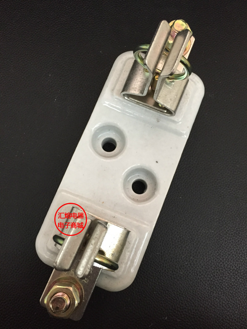 高压熔断器底座rt0rto400型快速熔断器底座陶瓷底座有填料封闭管式熔