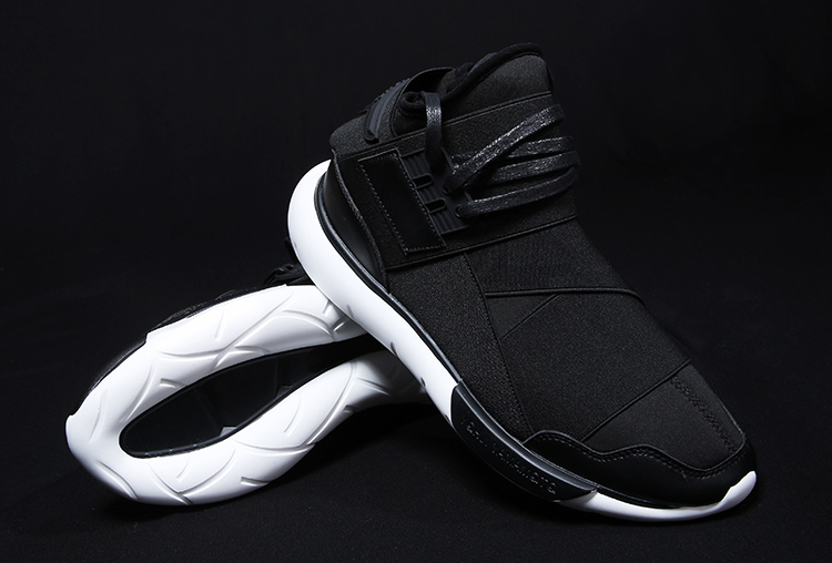 厚底老爹鞋潮牌y3男鞋忍者鞋黑武士鞋男运动鞋 菱格黑(单里 标准码 )