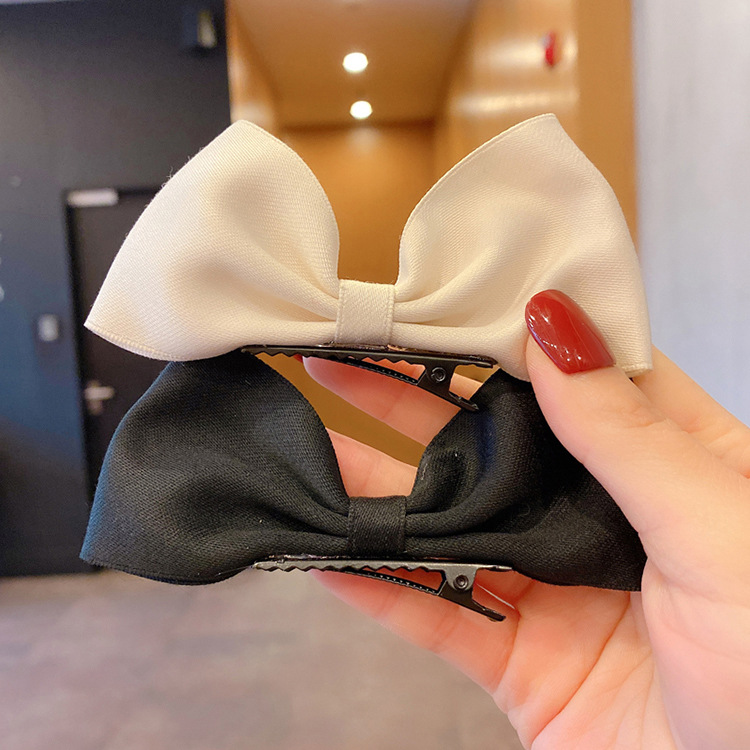 火星情报局沈梦辰同款蝴蝶结发夹顶夹少女黑色马尾发卡可爱头发饰