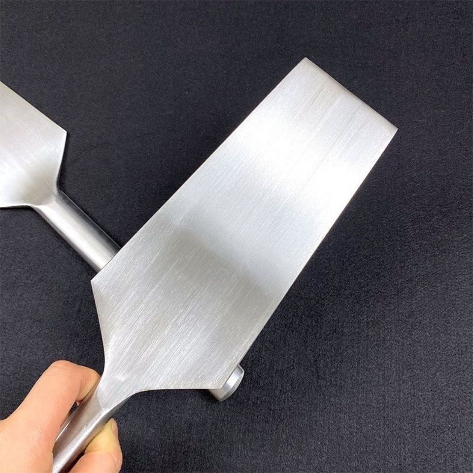 不锈钢砖刀砌墙神器不锈钢双面瓦刀泥刀瓦工神器新型工具砌砖刀 进口