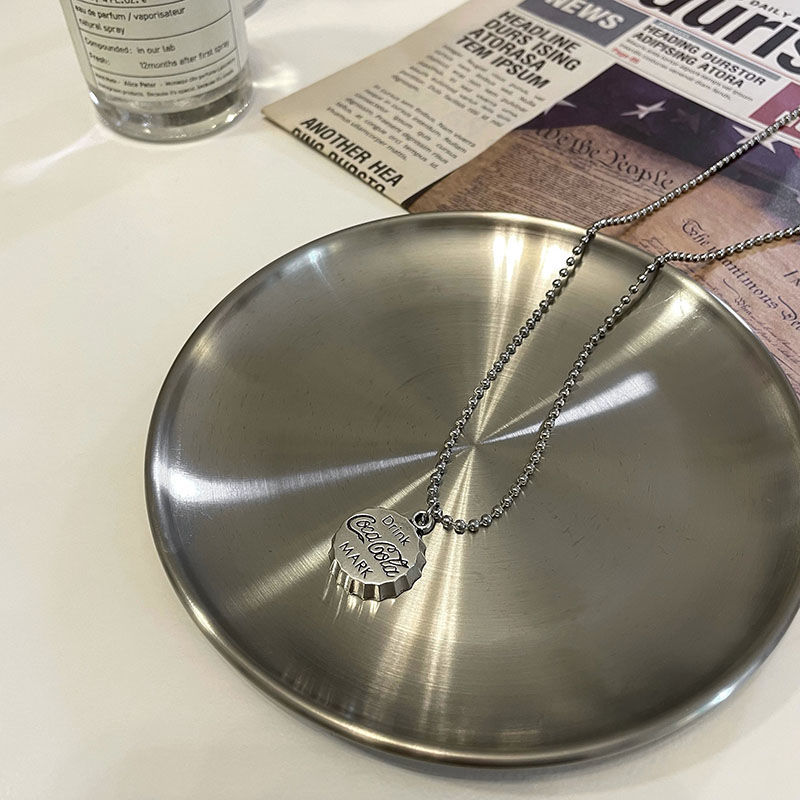 10042340884879商品名称:梦蔻 可乐瓶盖子项链女嘻哈蹦迪毛衣链新款潮