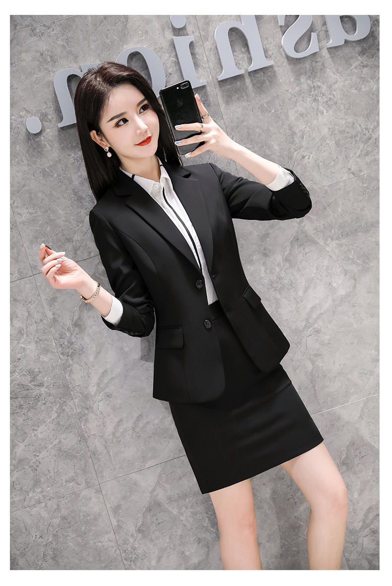 浪莎灰色套装女高端装正装时尚女神范职场总裁工作服女士职业装商务