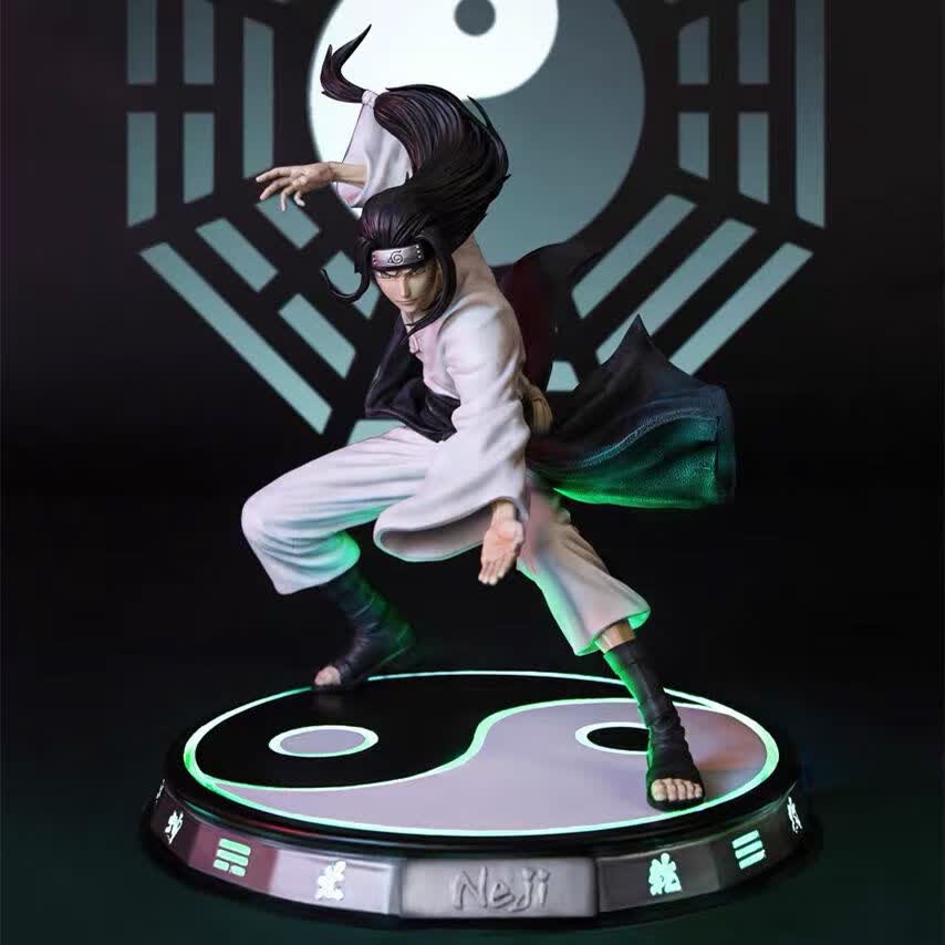 柔拳八卦掌gk模型雕像玩具动漫礼物 日向宁次28cm【带底座】【图片