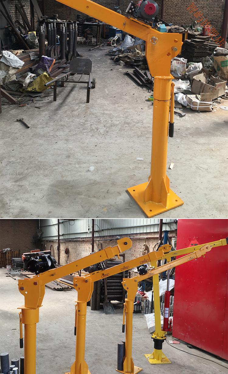 车载吊机12v货车起重吊机随车吊24v绞盘220v小型吊运机悬臂提升机500