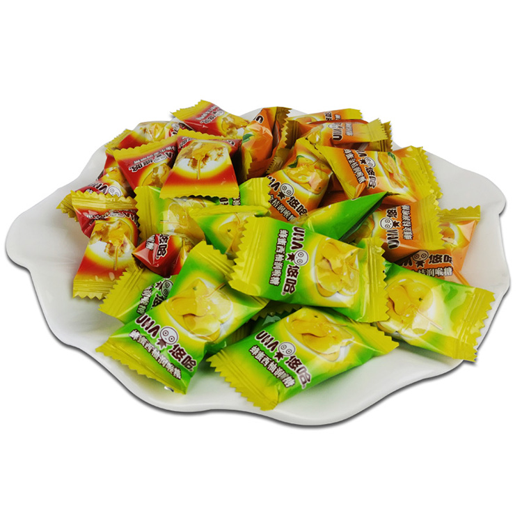 uha悠哈蜂蜜润喉糖103g*3袋装金桔西柚舒润水果味硬糖喜糖零食 金桔味