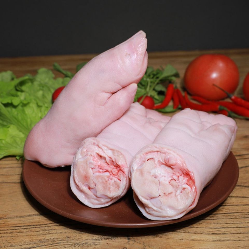 筋猪蹄新鲜猪手20斤土猪蹄子带筋前蹄红烧清蒸猪蹄食材批发 35个左右
