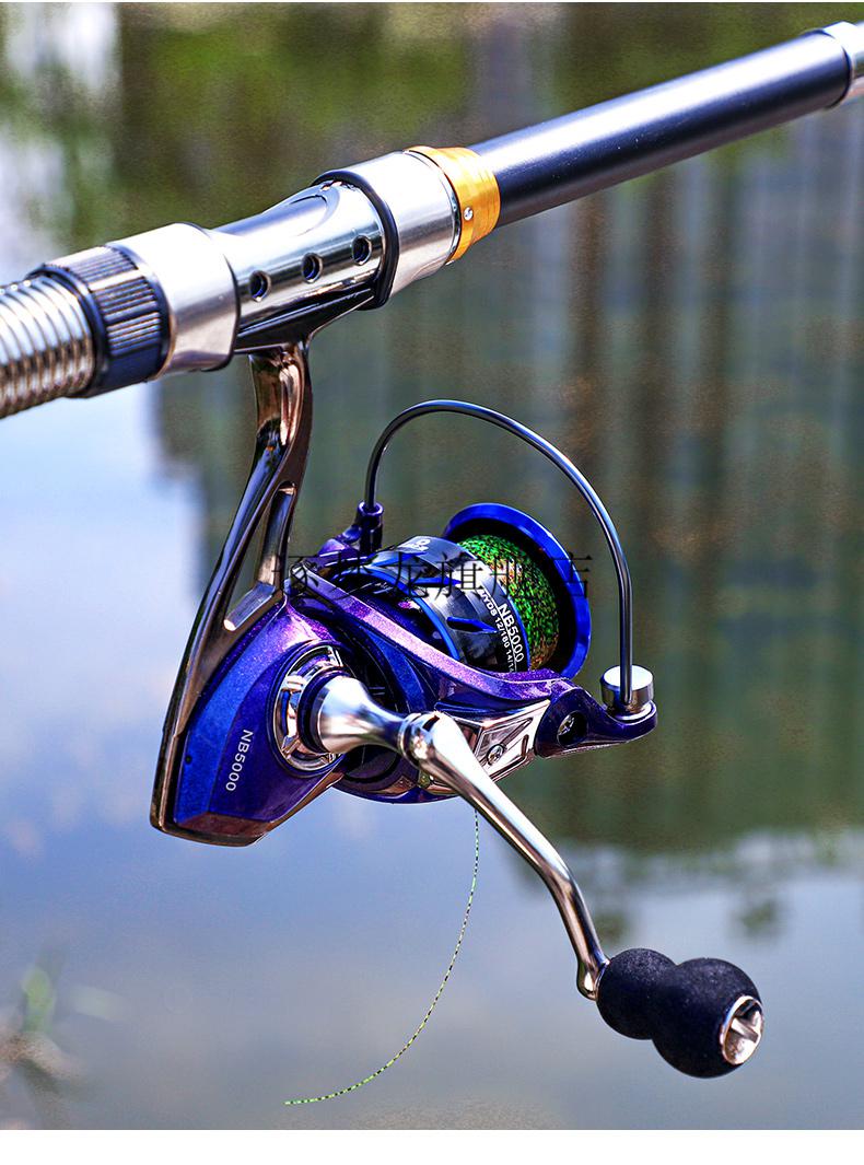 2022新款21纳西纺车轮渔之源路亚纺车轮全金属渔轮无间隙不锈钢鱼线轮