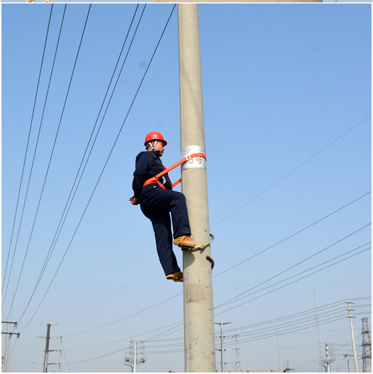 定制国标加厚型电工水泥杆脚扣登杆神器电信电线杆脚爬脚钩路灯杆400