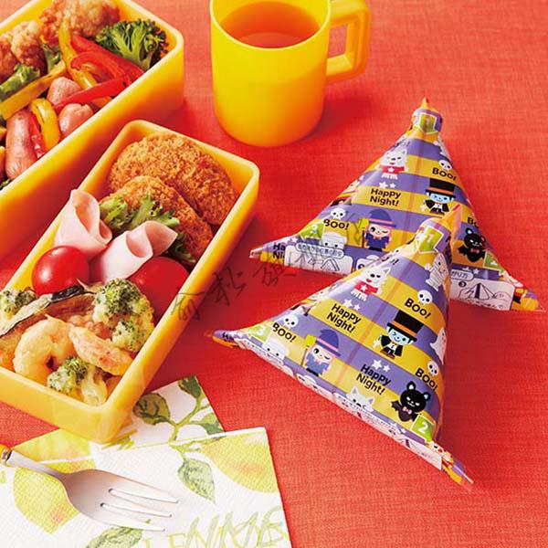 日式三角饭团包装袋日本可爱卡通小汽车图案三角饭团袋儿童便携米饭