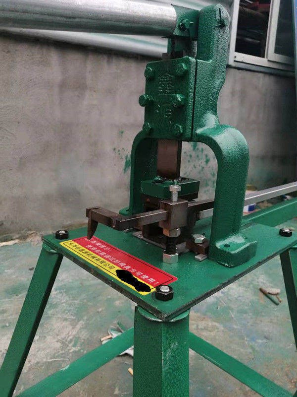 手动便携式不锈钢防盗网冲孔机打孔器带定位方管圆管开孔器机器含一个