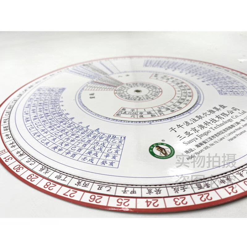 子午流注取穴推算盘灵龟八法中医针灸针开穴查询盘