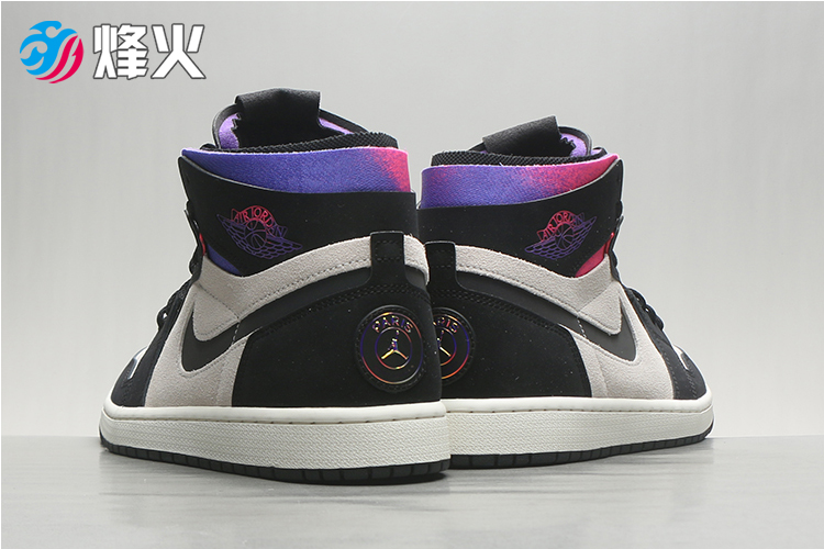 烽火体育 air jordan 1 aj1 zoom 黑白紫 大巴黎篮球鞋 db3610 105 db
