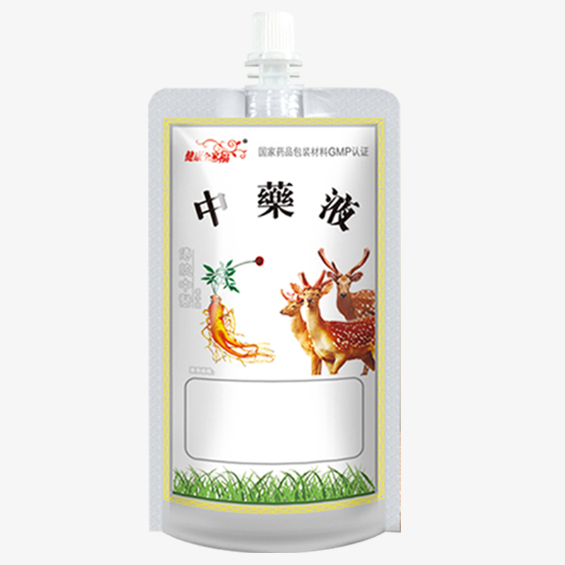 中药液体包装中药袋清凉王包装袋子自立吸嘴袋凉茶王