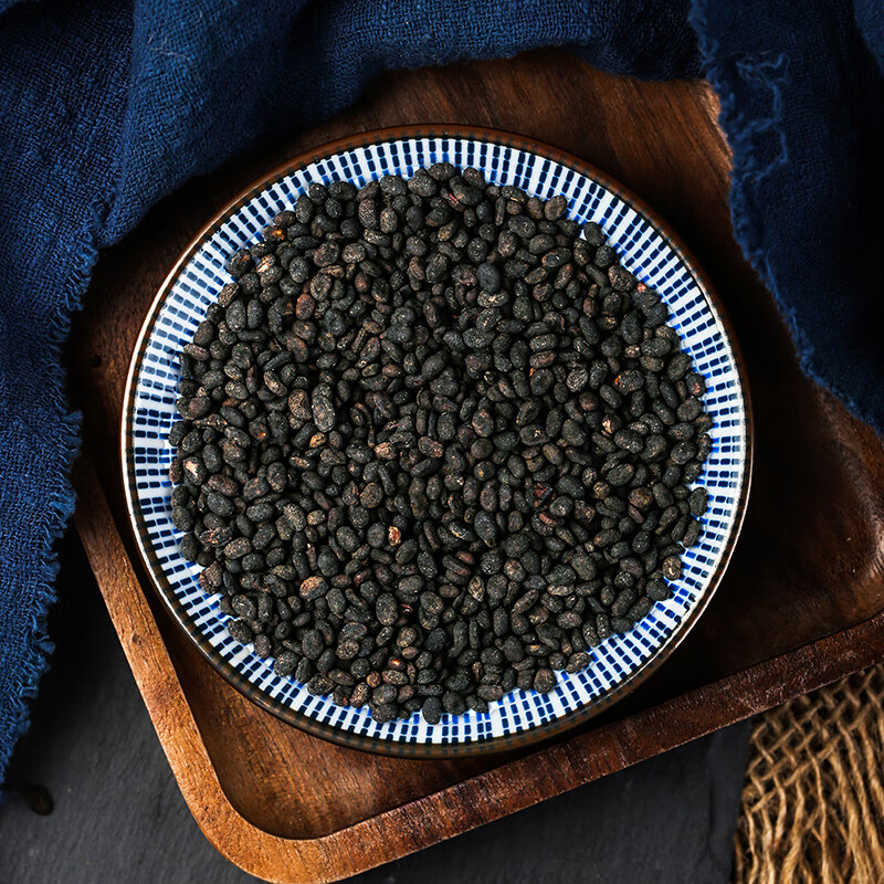 同仁堂补骨脂中药 破故纸中药材盐骨脂 黑故子400g精选【图片 价格