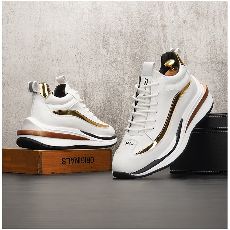 trend tiger高端轻奢品牌休闲鞋男中青年秋冬新款男鞋秋季新款百搭内